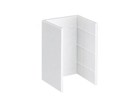 Łącznik prosty BKK 16x16mm biały NEKU
