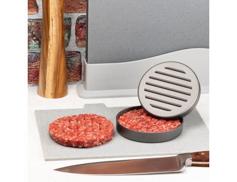 KINGHOFF PRASKA DO MIĘSA NA HAMBURGERY ALUMINIUM 12cm
