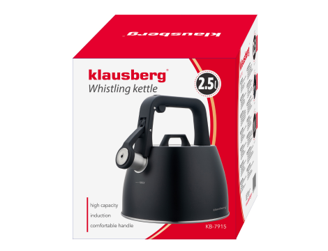 KLAUSBERG CZAJNIK TRADYCYJNY 2.5L CZARNY - 4