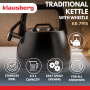 KLAUSBERG CZAJNIK TRADYCYJNY 2.5L CZARNY - 4
