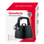 KLAUSBERG CZAJNIK TRADYCYJNY 2.5L CZARNY - 5