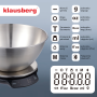 KLAUSBERG WAGA KUCHENNA DIETETYCZNA Z MISKA 1,8L  BLUETOOTH APLIKACJA - 3