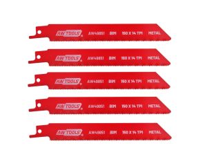 AWTOOLS BRZESZCZOT BiM DO PIŁY SZABLASTEJ 150mm 14 Z/CAL /5szt /METAL