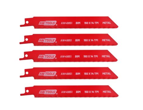 AWTOOLS BRZESZCZOT BiM DO PIŁY SZABLASTEJ 150mm 14 Z/CAL /5szt /METAL