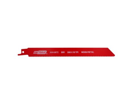 AWTOOLS BRZESZCZOT BiM DO PIŁY SZABLASTEJ 200mm 10 Z/CAL /5szt /METAL-DREWNO - 2
