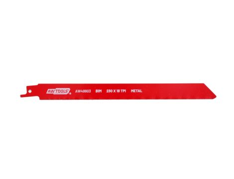 AWTOOLS BRZESZCZOT BiM DO PIŁY SZABLASTEJ 230mm 18 Z/CAL /5szt /METAL - 2