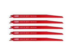 AWTOOLS BRZESZCZOT BiM DO PIŁY SZABLASTEJ 300mm  6 Z/CAL /5szt /DREWNO+GWOŹDZIE