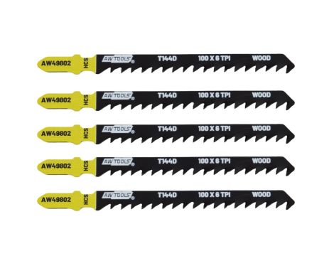 AWTOOLS BRZESZCZOT DO WYRZYNARKI 100mm T144D /5szt. /DREWNO