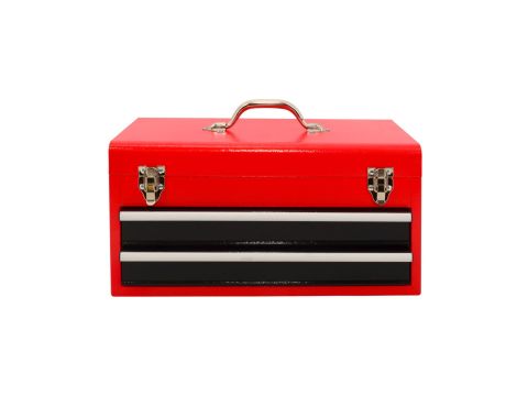 AWTOOLS SKRZYNKA NARZĘDZIOWA METALOWA  2 SZUFLADY 48x22x24,5cm - 2