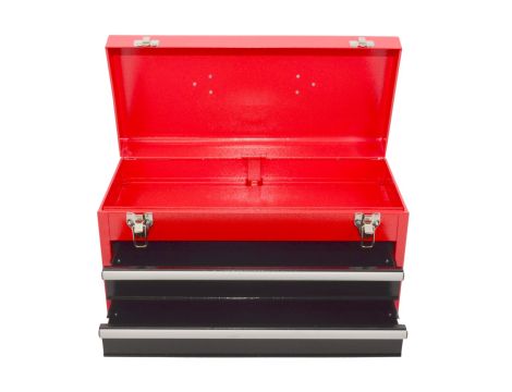 AWTOOLS SKRZYNKA NARZĘDZIOWA METALOWA  2 SZUFLADY 48x22x24,5cm - 5