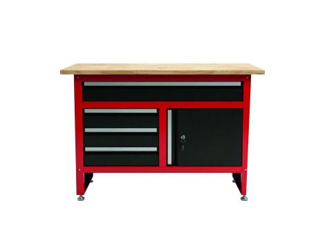 AWTOOLS STÓŁ WARSZTATOWY 4 SZUFLADY 120x60x85cm