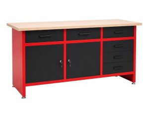 AWTOOLS STÓŁ WARSZTATOWY 6 SZUFLAD 160x60x85cm - image 2