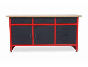 AWTOOLS STÓŁ WARSZTATOWY 6 SZUFLAD 160x60x85cm