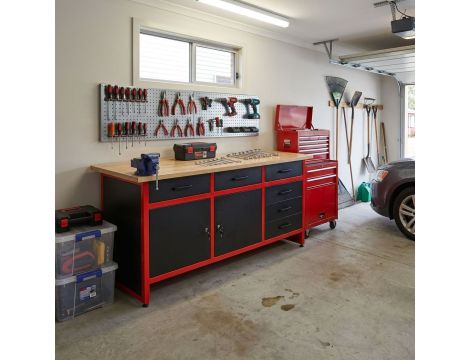 AWTOOLS STÓŁ WARSZTATOWY 6 SZUFLAD 160x60x85cm - 3