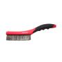 AWTOOLS SZCZOTKA DRUCIANA 4-RZĘDOWA GĘSTA 260mm/ PLASTIKOWA RĄCZKA - 3