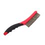 AWTOOLS SZCZOTKA DRUCIANA 4-RZĘDOWA GĘSTA 260mm/ PLASTIKOWA RĄCZKA - 4