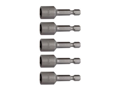 AWTOOLS UCHWYT 1/4" MAGNETYCZNY Z NASADKĄ 10mm/5szt.