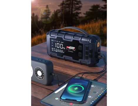 AWTOOLS URZĄDZENIE ROZRUCHOWE Z KOMPRESOREM POWERBANK 16000mAh - 6
