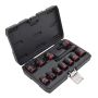 AWTOOLS ZESTAW NASADEK UDAROWYCH 1/2" 12cz./10-24mm/ KRÓTKIE BLACK LINE - 3