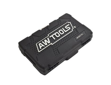AWTOOLS ZESTAW NASADEK UDAROWYCH 1/2" 13cz./10-24mm/ KRÓTKIE BLACK LINE