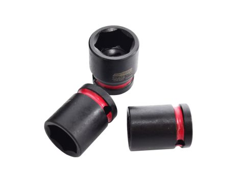 AWTOOLS ZESTAW NASADEK UDAROWYCH 1/2" 13cz./10-24mm/ KRÓTKIE BLACK LINE - 4