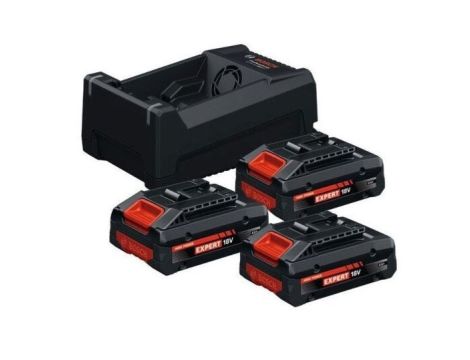 BOSCH AKUMULATOR 18V  4,0Ah EXPERT 3szt. + ŁADOWARKA GAL12V/18