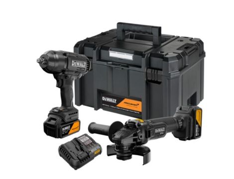 DEWALT ZESTAW COMBO 18V DCK2225MP2T (DCF99M, DCG45M) 2x5,0Ah TSTAK MCLAREN
