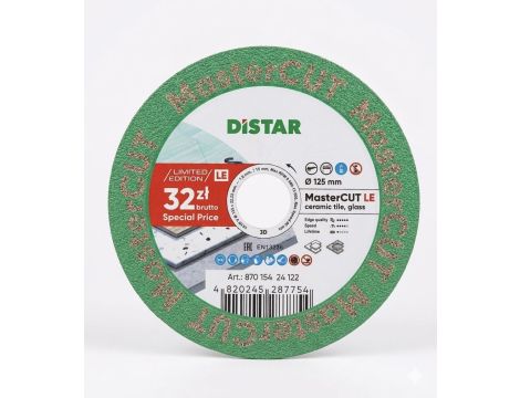 DISTAR TARCZA DIAMENTOWA MASTERCUT 125 x 1,6/1,0 x 15 x 22,23mm LIMITED EDITION
