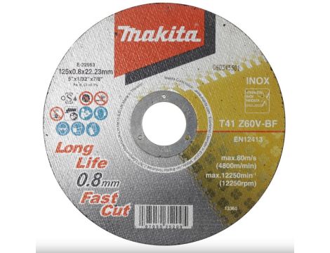 MAKITA TARCZA TNĄCA 125x0,8x22,23 mm