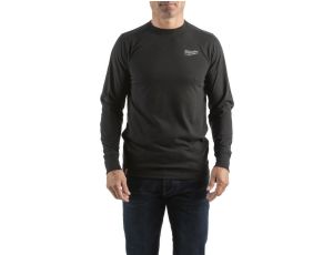 MILWAUKEE T-SHIRT Z DŁUGIM RĘKAWEM - CZARNY HTLSBL-S