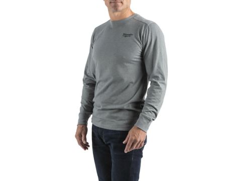 MILWAUKEE T-SHIRT Z DŁUGIM RĘKAWEM - SZARY HTLSGR-M - 2
