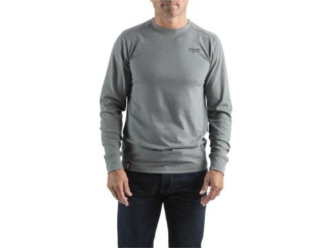 MILWAUKEE T-SHIRT Z DŁUGIM RĘKAWEM - SZARY HTLSGR-S