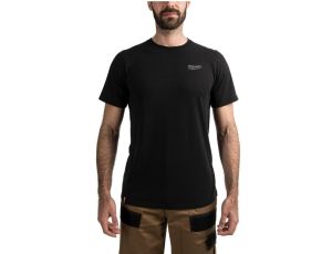 MILWAUKEE T-SHIRT Z KRÓTKIM RĘKAWEM - CZARNY HTSSBL-XXL