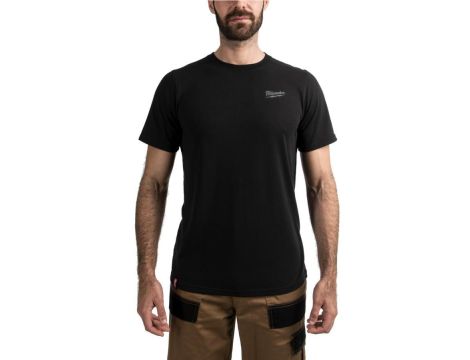 MILWAUKEE T-SHIRT Z KRÓTKIM RĘKAWEM - CZARNY HTSSBL-XXL