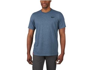 MILWAUKEE T-SHIRT Z KRÓTKIM RĘKAWEM - NIEBIESKI HTSSBLU-XXL