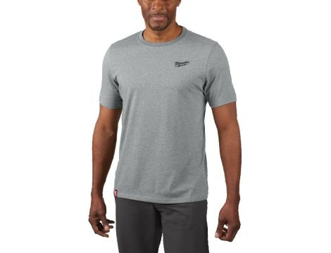 MILWAUKEE T-SHIRT Z KRÓTKIM RĘKAWEM - SZARY HTSSGR-XXL
