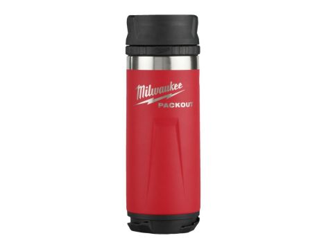MILWAUKEE PACKOUT BUTELKA TERMICZNA  532ml CZERWONA Z POKRYWKĄ