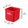 MILWAUKEE PACKOUT POJEMNIK 10cm x 10cm /2szt. - 6