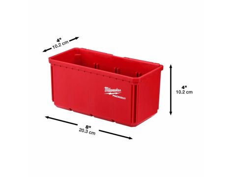 MILWAUKEE PACKOUT POJEMNIK 10cm x 20cm /2szt. - 3