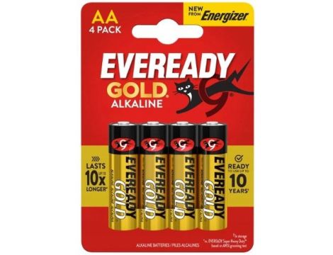 EVEREADY BATERIA ALKALINE GOLD LR6/4BP
