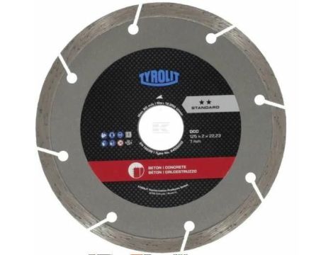 TARCZA DIAMENTOWA BETON DCC**-C73 125/TYROLIT 2,2