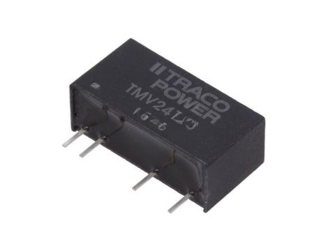 Przetwornica DC/DC, 1W, Uwej: 21,6...26,4VDC, Uwyj: 12VDC, Iwyj: 80mA TMV 2412S