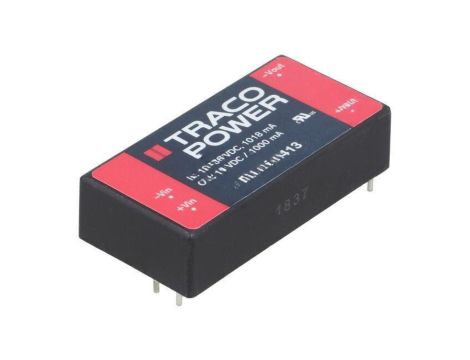 Przetwornica DC/DC, 15W, Uwej: 18...36VDC, Uwyj: 15VDC, Iwyj: 1A, THT TRI 15-2413