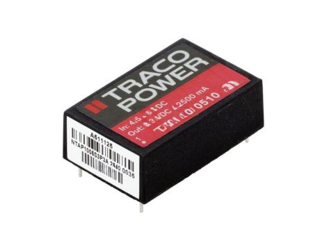 Przetwornica DC/DC, 10W, Uwej: 4,5...9VDC, Uwyj: 3,3VDC, Iwyj: 2500mA THM 10-0510