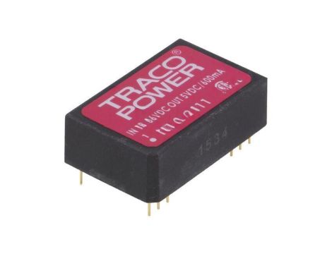 Przetwornica DC/DC, 3W, Uwej: 18...36VDC, Uwyj: 5VDC, Iwyj: 600mA, THT TEL 3-2411