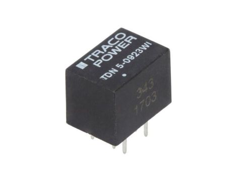 Przetwornica DC/DC, 5W, Uwej: 4,5...13,2VDC, Uwyj: 15VDC, Iwyj: 168mA TDN 5-0923WI