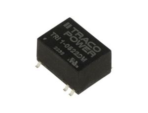 Przetwornica DC/DC, 1W, Uwej: 4,5...5,5VDC, Uwyj: 12VDC, Iwyj: 42mA TRI 1-0522SM