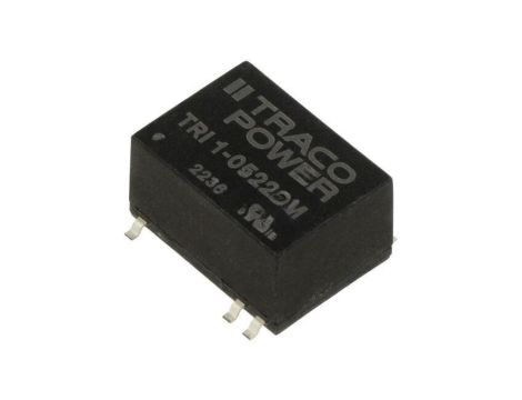 Przetwornica DC/DC, 1W, Uwej: 4,5...5,5VDC, Uwyj: 12VDC, Iwyj: 42mA TRI 1-0522SM