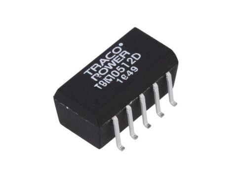 Przetwornica DC/DC, 1W, Uwej: 4,5...5,5VDC, Uwyj: 12VDC, Iwyj: 40mA TSM 0512D