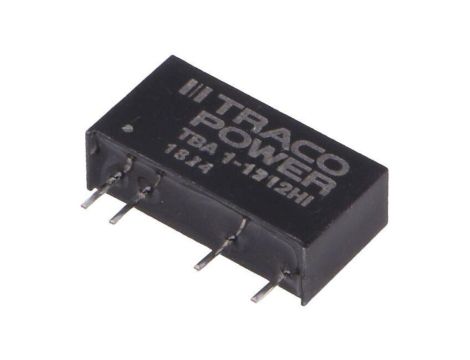 Przetwornica DC/DC, 1W, Uwej: 10,8...13,2VDC, Uwyj: 12VDC, Iwyj: 84mA TBA 1-1212HI